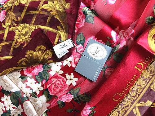 Christian dior sciarpa seta - christian,
