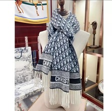 Sciarpa Christian Dior blu