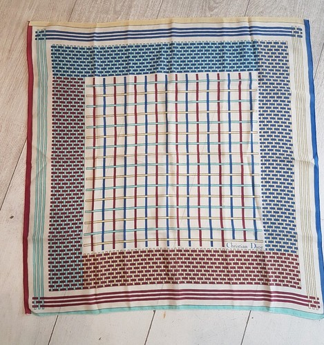 Foulard vintage christian dior - foulard,